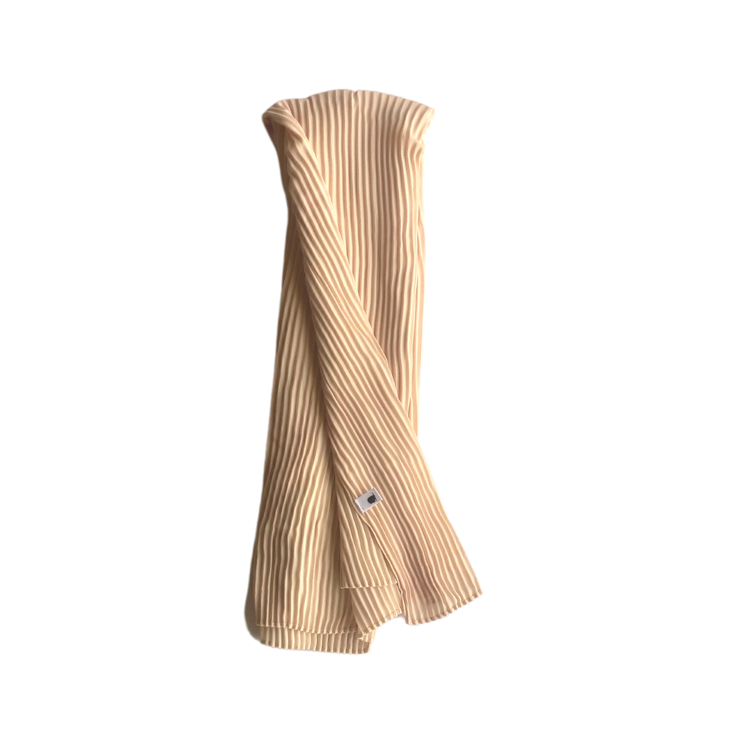 Pleated Chiffon Hijab | Pound Cake