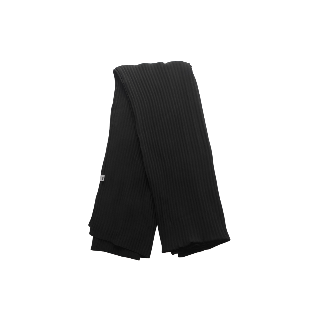 Pleated Chiffon Hijab | Carbon