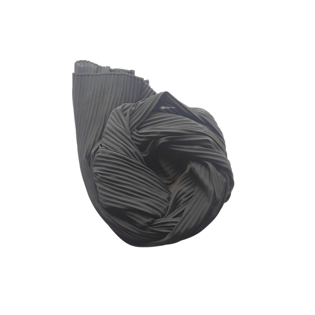 Pleated Chiffon Hijab | Carbon