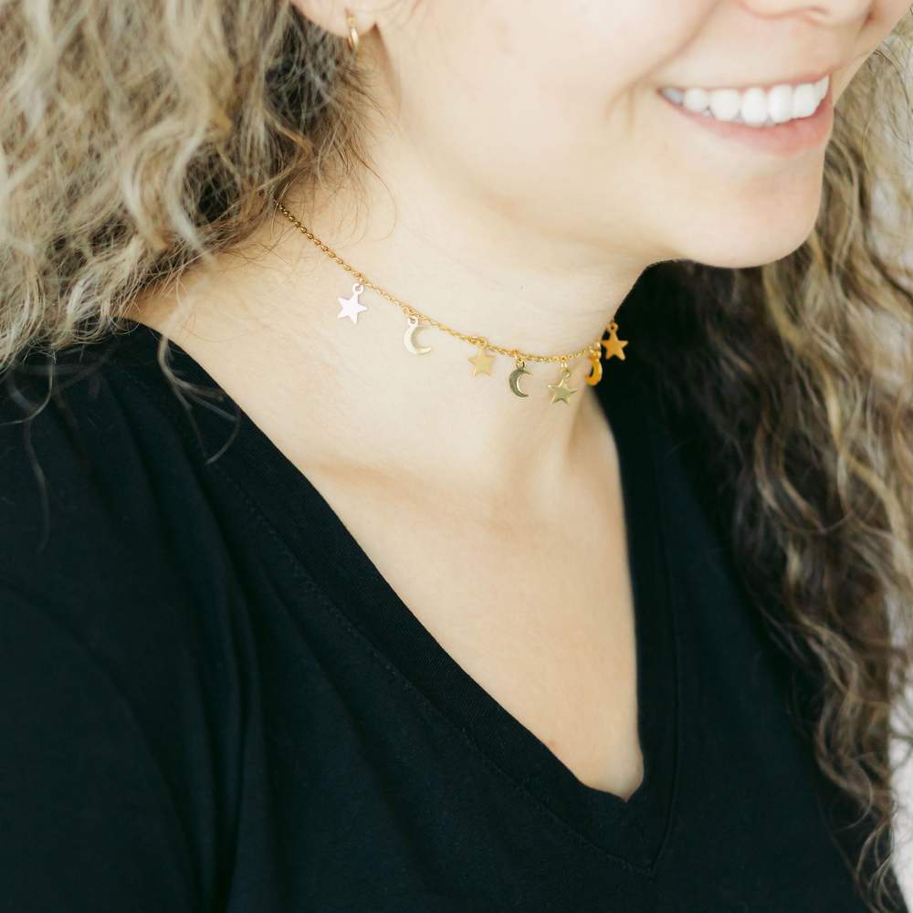 Galaxy Choker Necklace