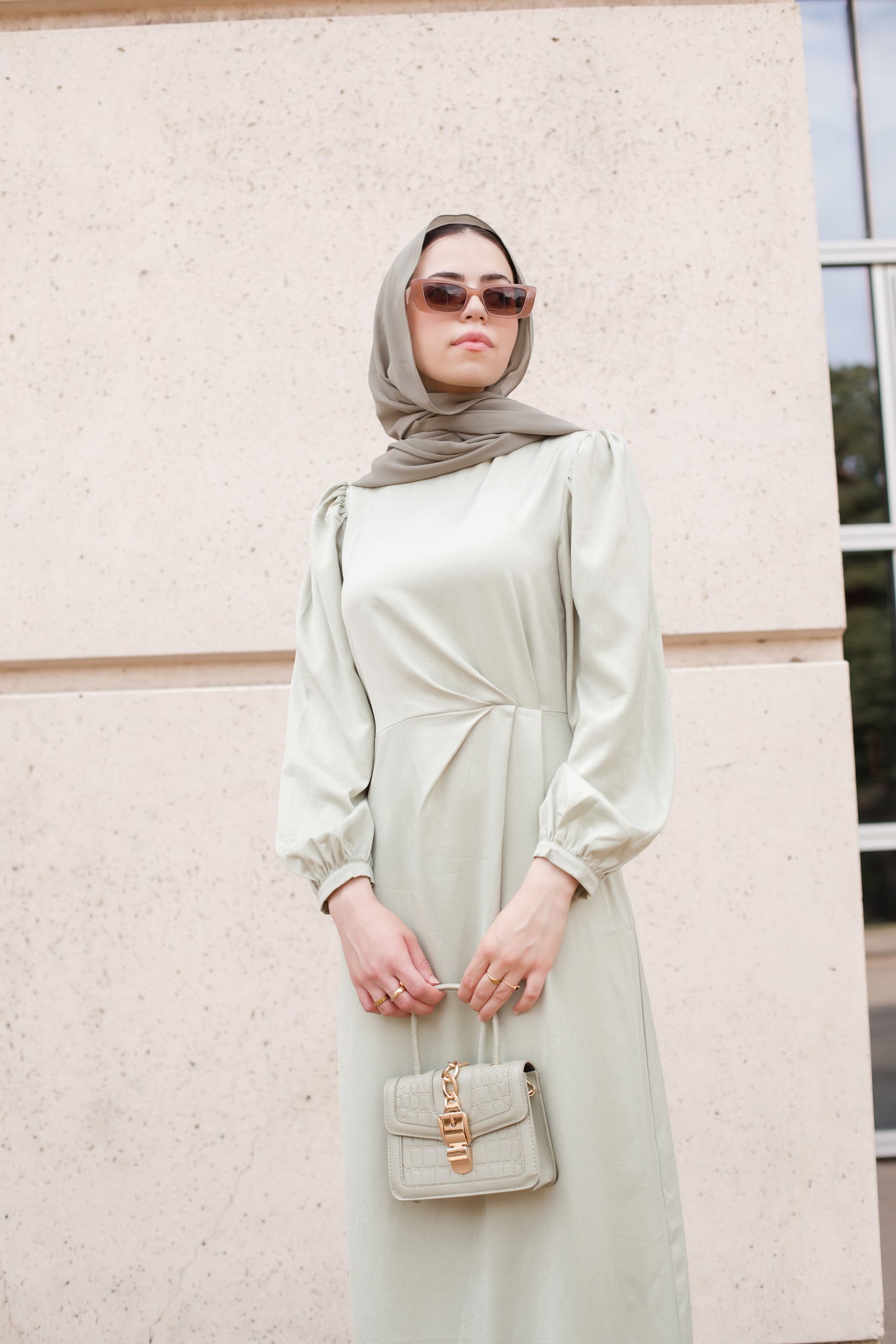 Natalia Luxe Maxi Gown - Mint