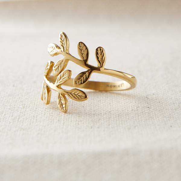 OLIVE LEAF RING