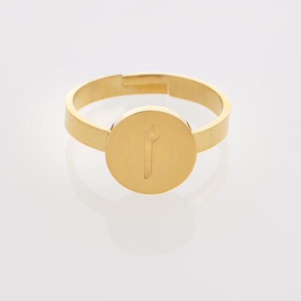 Arabic Letter Ring - Gold - Accessories - Nominal - Third Culture Boutique
