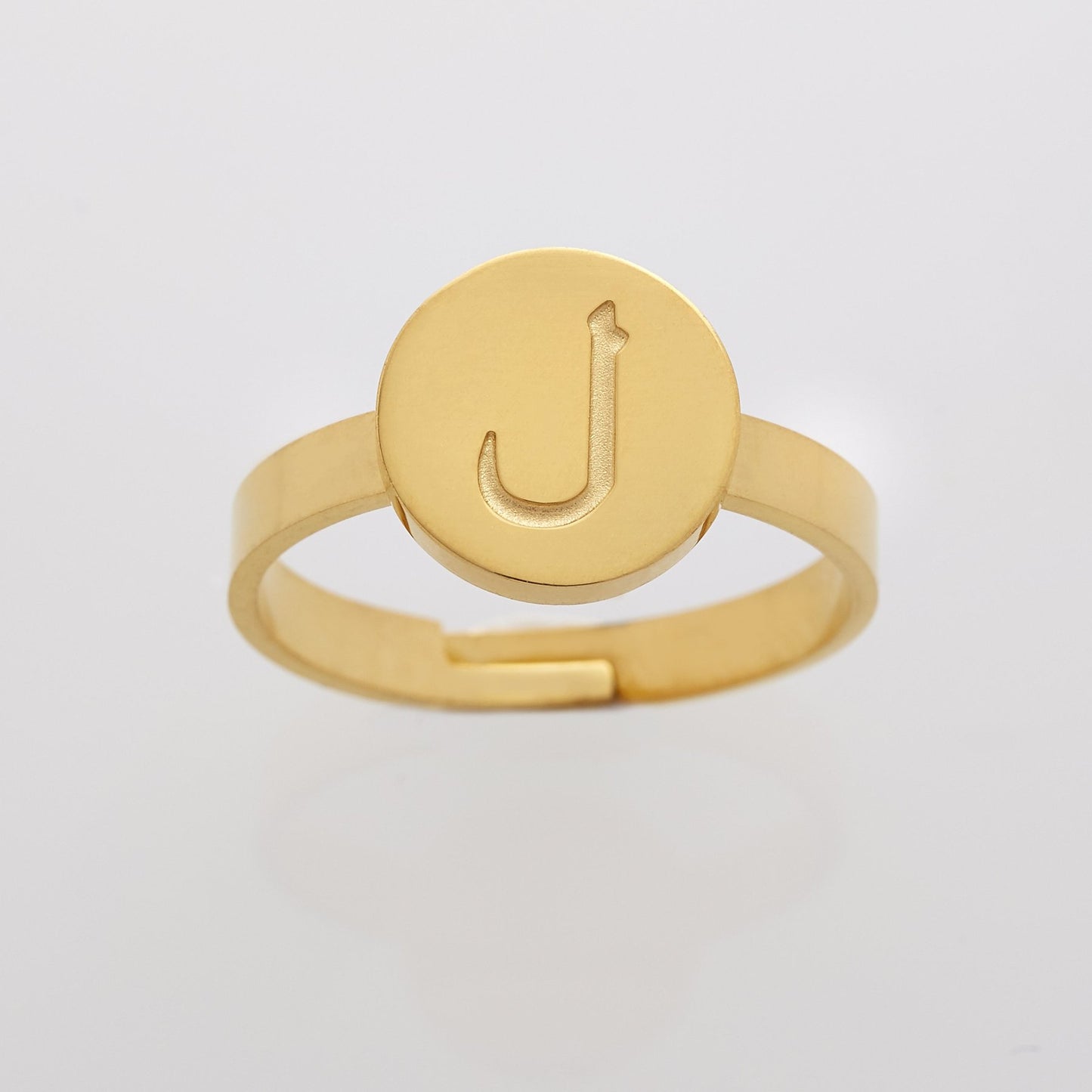 Arabic Letter Ring - Gold - Accessories - Nominal - Third Culture Boutique