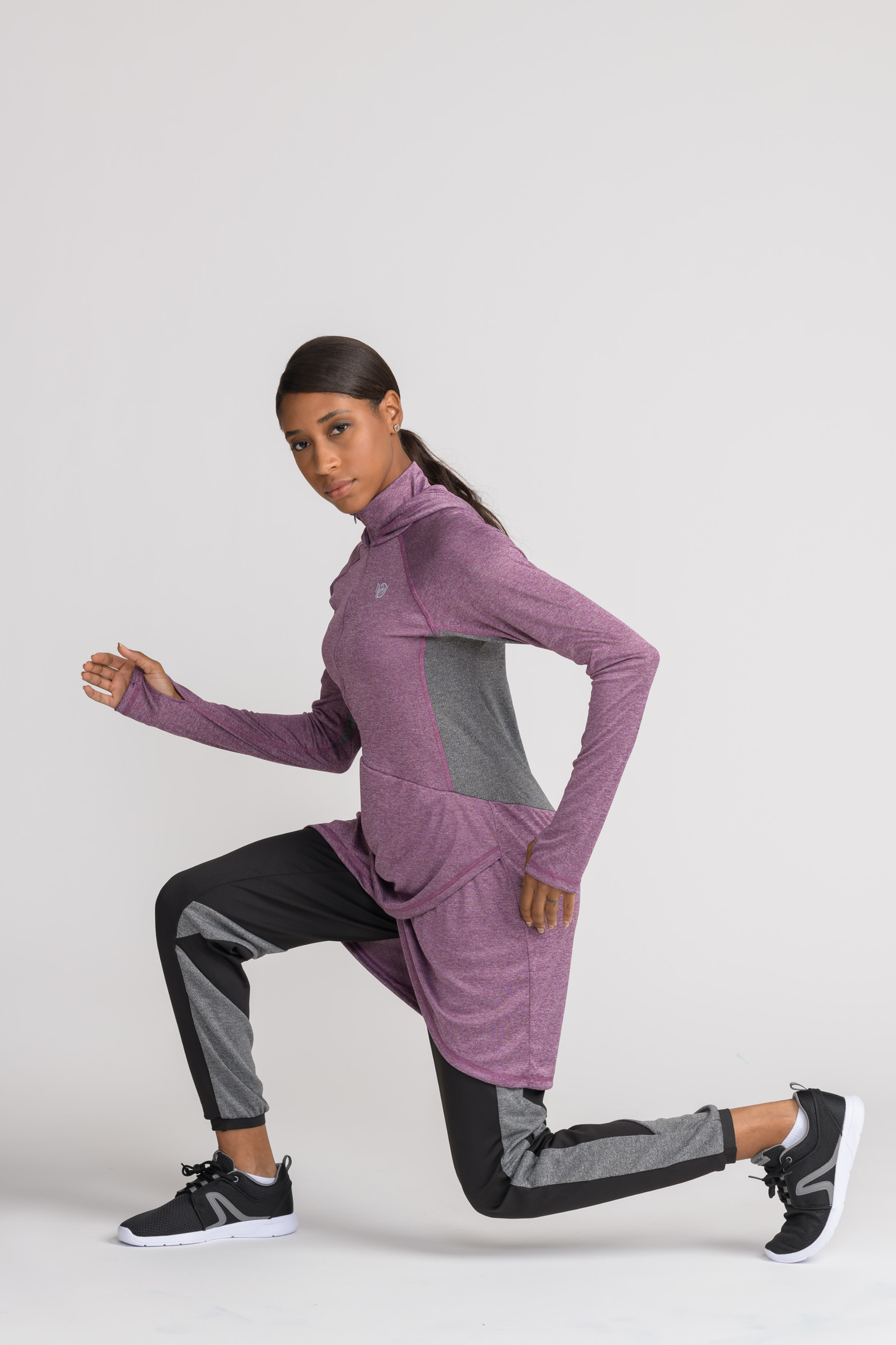 Performance Tech Top - Plum - sportswear tops - Dignitii Activewear - Third Culture Boutique