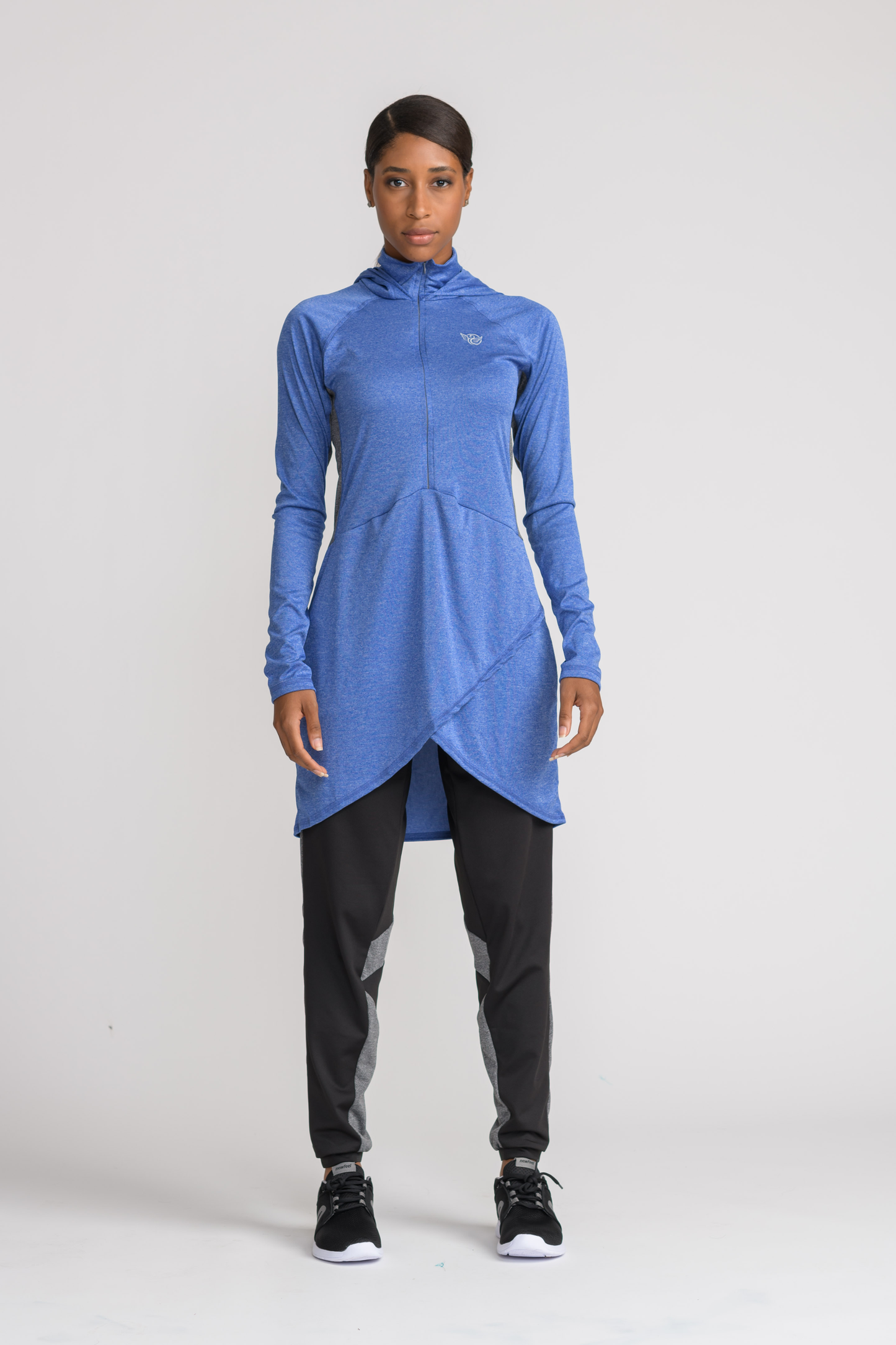 Performance Tech Top - Blue - sportswear tops - Dignitii Activewear - Third Culture Boutique