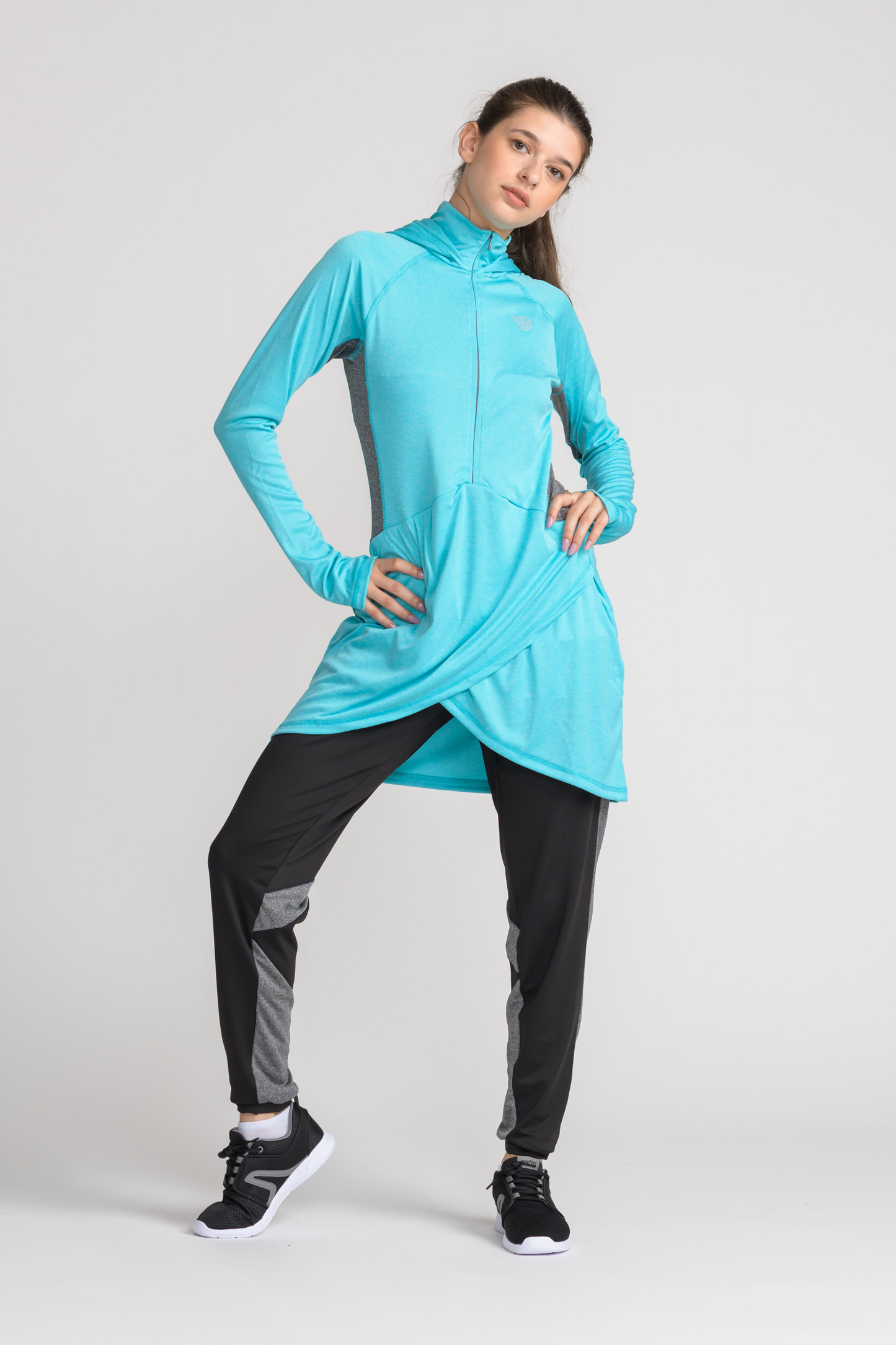 Performance Tech Top - Teal - sportswear tops - Dignitii Activewear - Third Culture Boutique