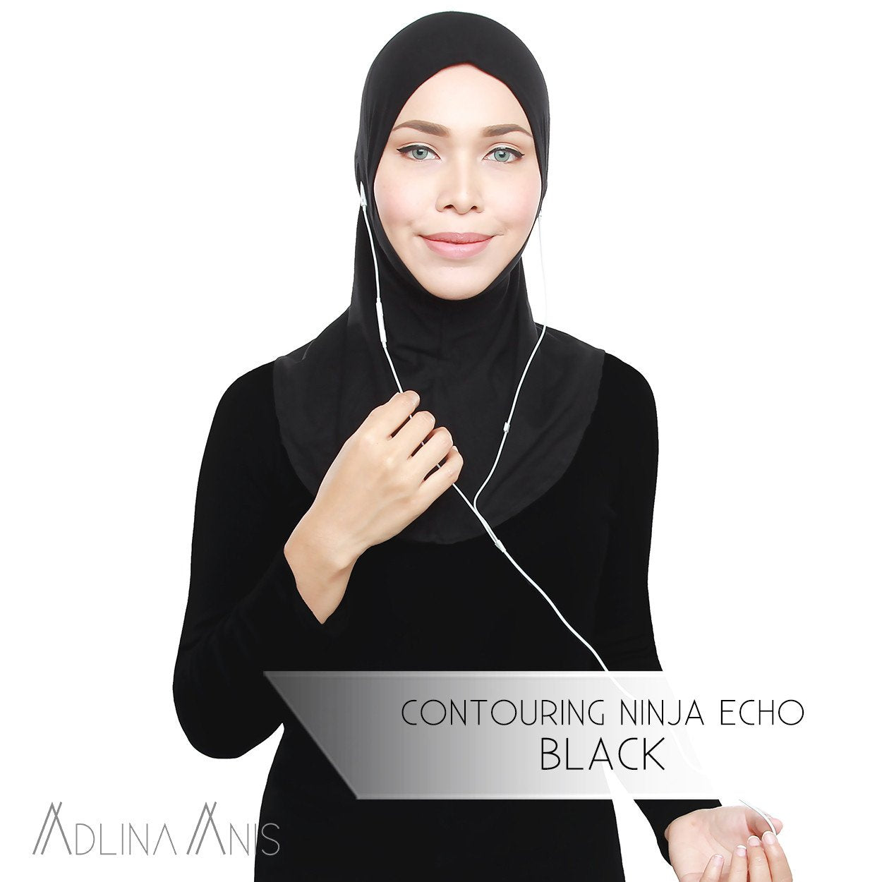 Contouring Ninja Echo - Black - Hijabs - Adlina Anis - Third Culture Boutique