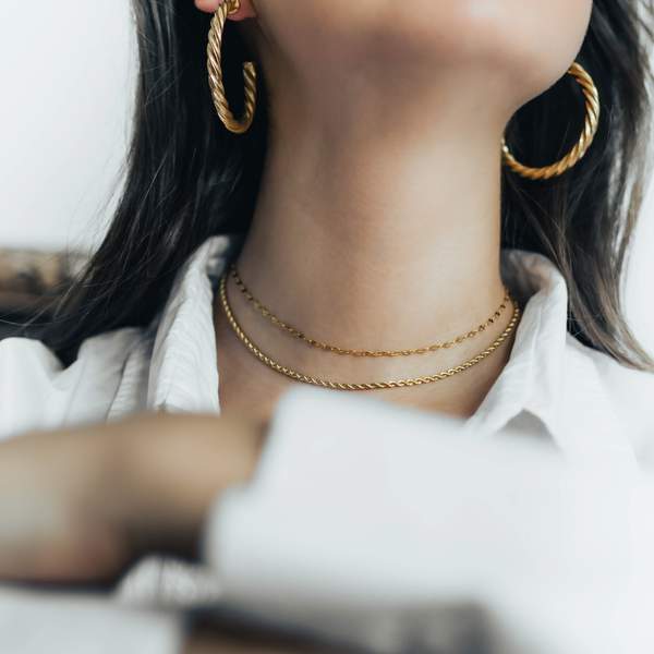 ESSENTIAL BRAIDED HOOPS | EXTRA LARGE