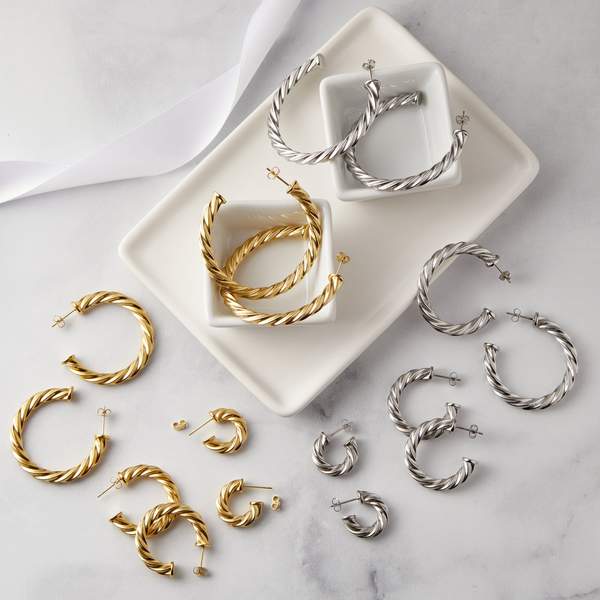 ESSENTIAL BRAIDED HOOPS | LARGE