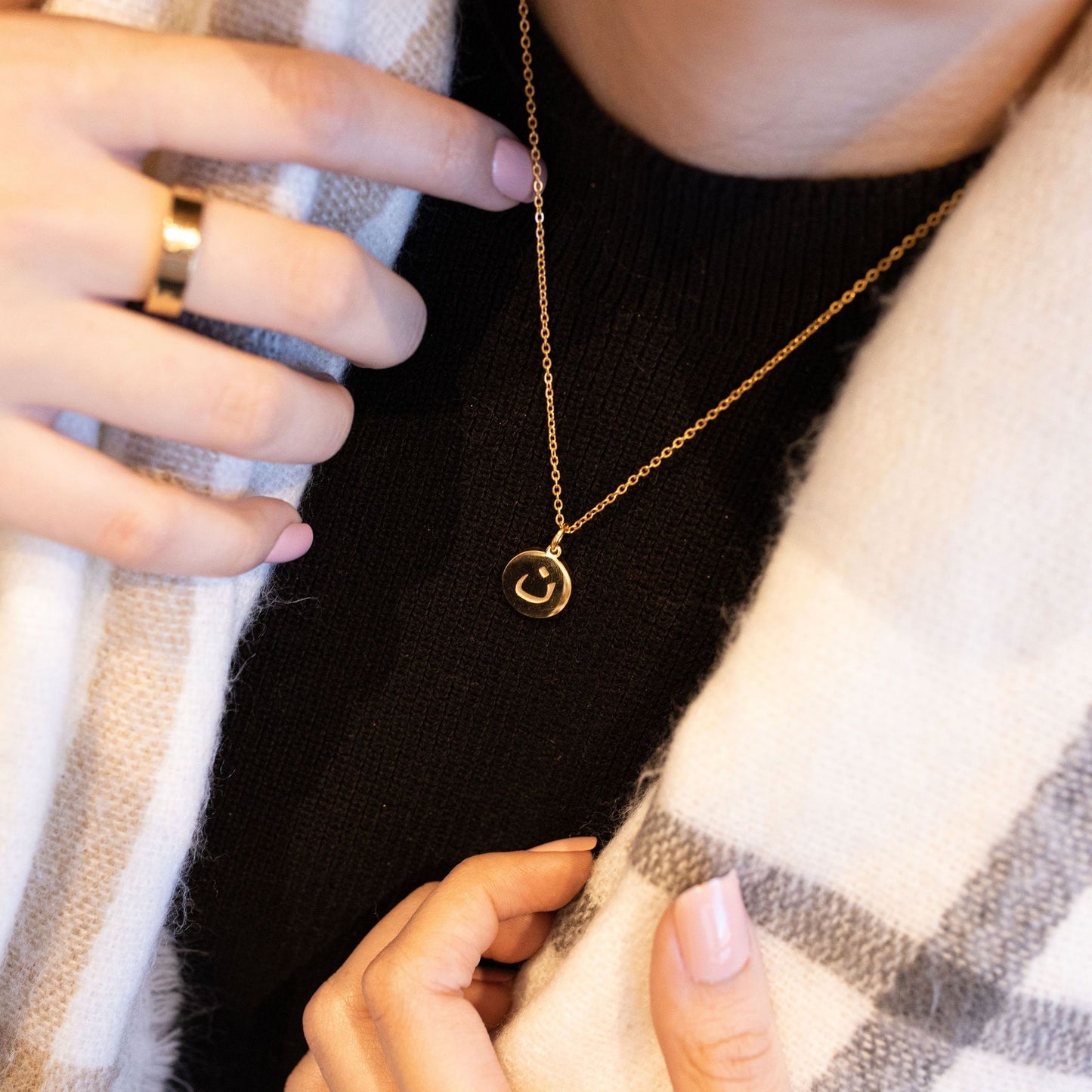 ARABIC LETTER NECKLACE - Accessories - Nominal - Third Culture Boutique