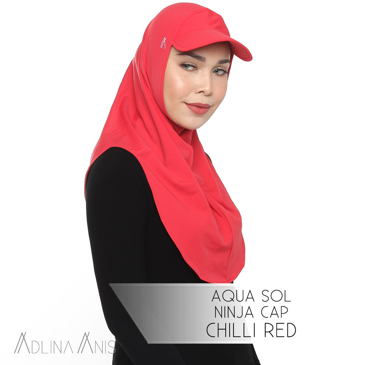 Aqua Sol Ninja Cap - Chili Red - sports - Adlina Anis - Third Culture Boutique