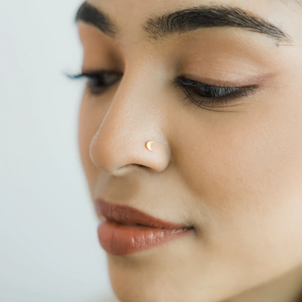 Crescent Stud Nose Ring | Limited Edition