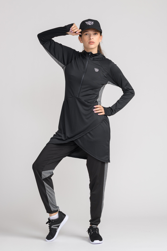 Performance Tech Top - Black (S, M) - sportswear tops - Dignitii Activewear - Third Culture Boutique