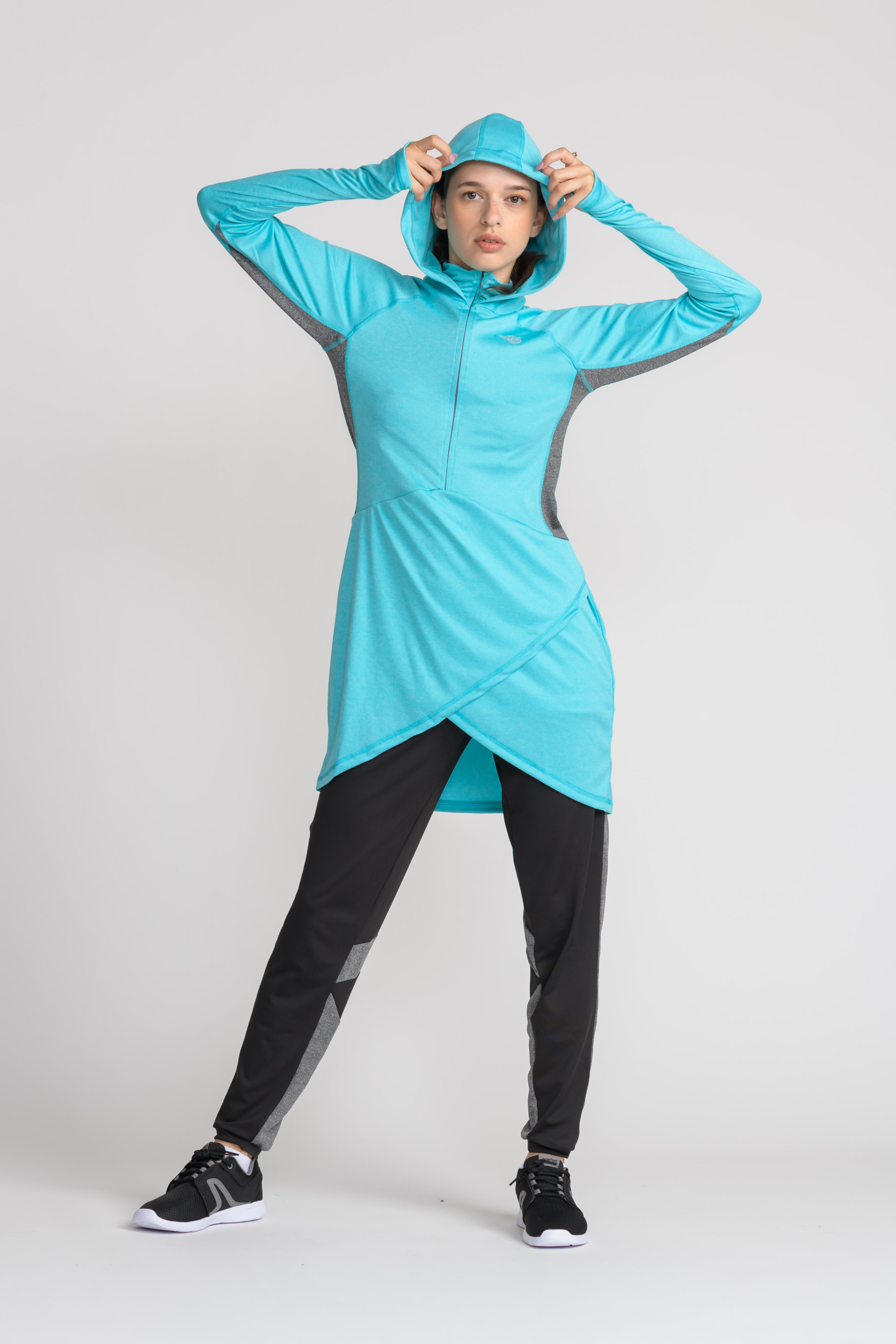 Performance Tech Top - Teal - sportswear tops - Dignitii Activewear - Third Culture Boutique