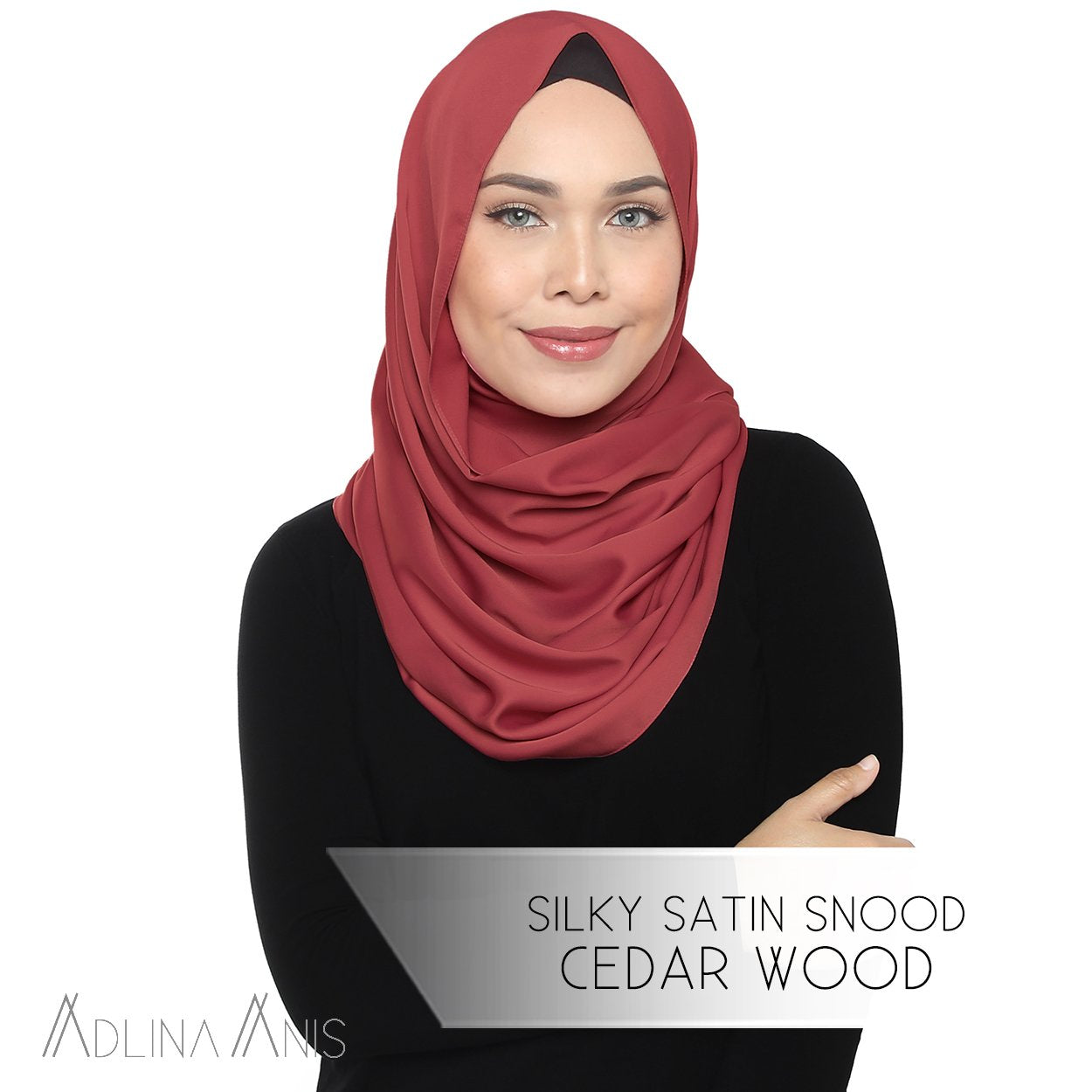 Silky Satin Snood - Cedarwood - Snoods - Adlina Anis - Third Culture Boutique