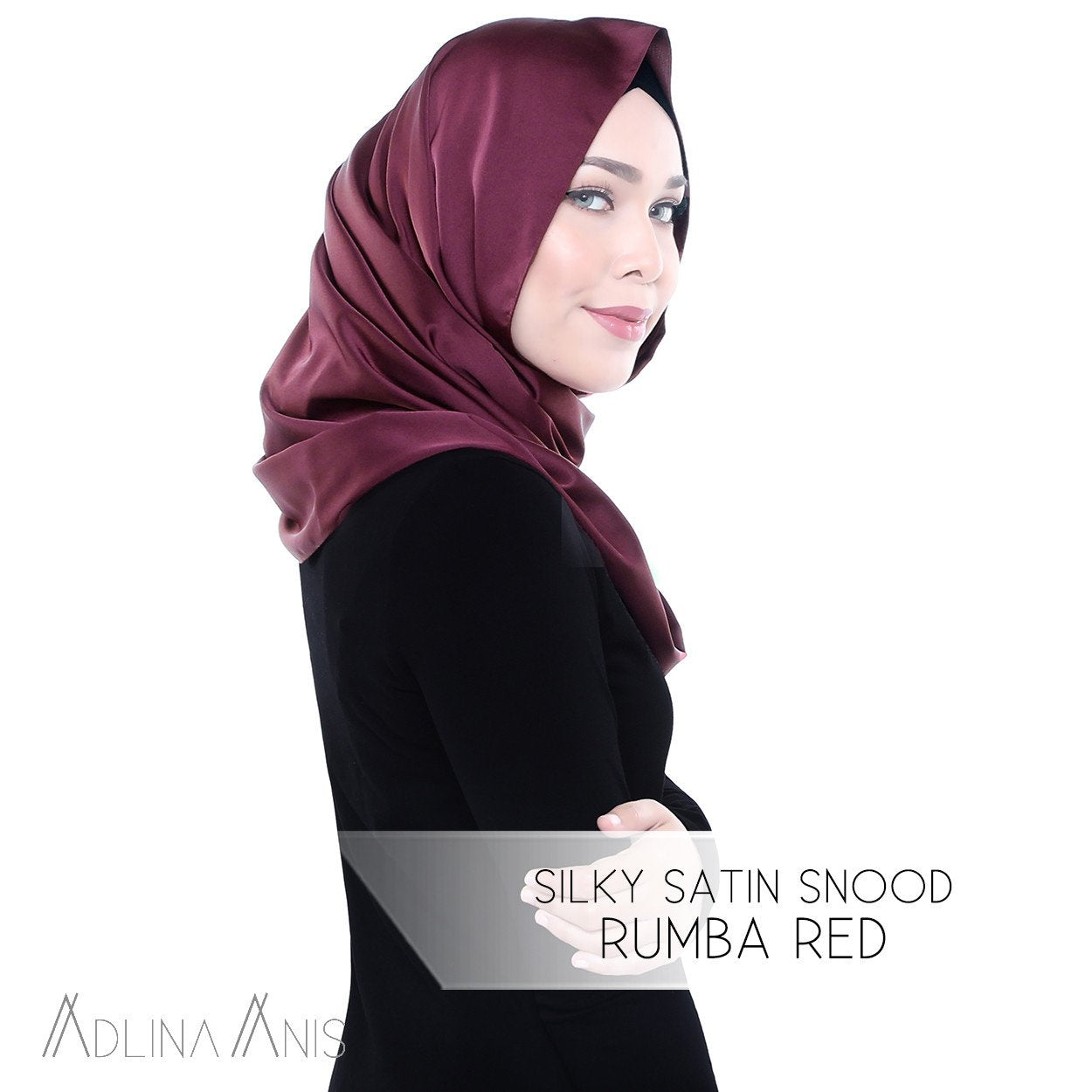 Silky Satin Snood - Rumba Red - Snoods - Adlina Anis - Third Culture Boutique